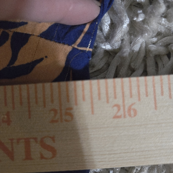 Fred Davis Sz 2X NWT Blue Floral Flutter Sleeve Blouse - Picture 10 of 13